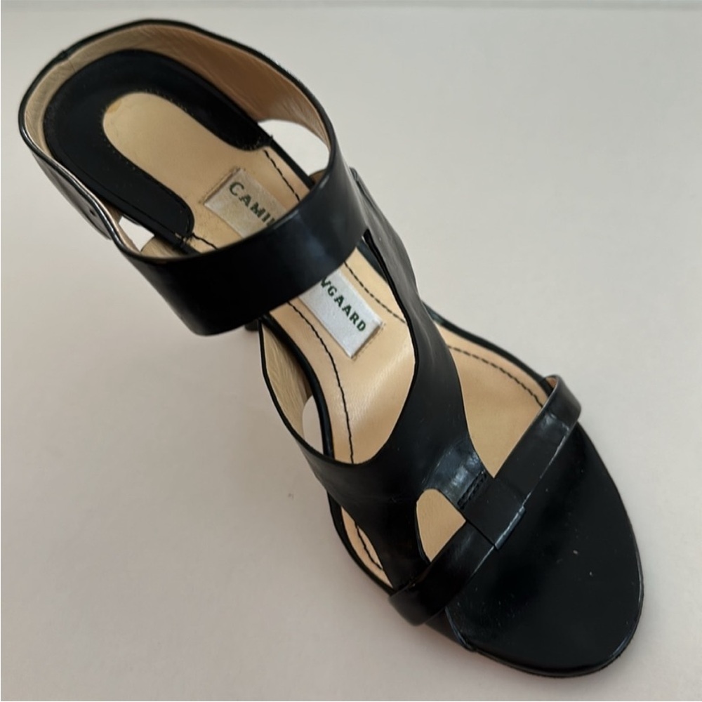 Camilla Skovgaard Black Leather Stilettos – Size 37 (7)
